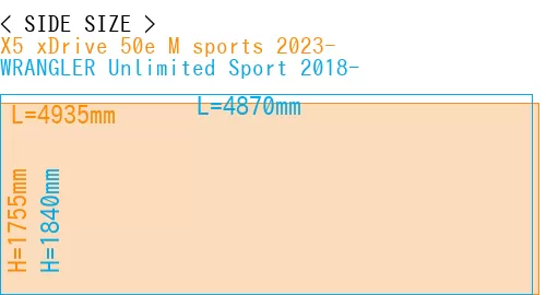 #X5 xDrive 50e M sports 2023- + WRANGLER Unlimited Sport 2018-